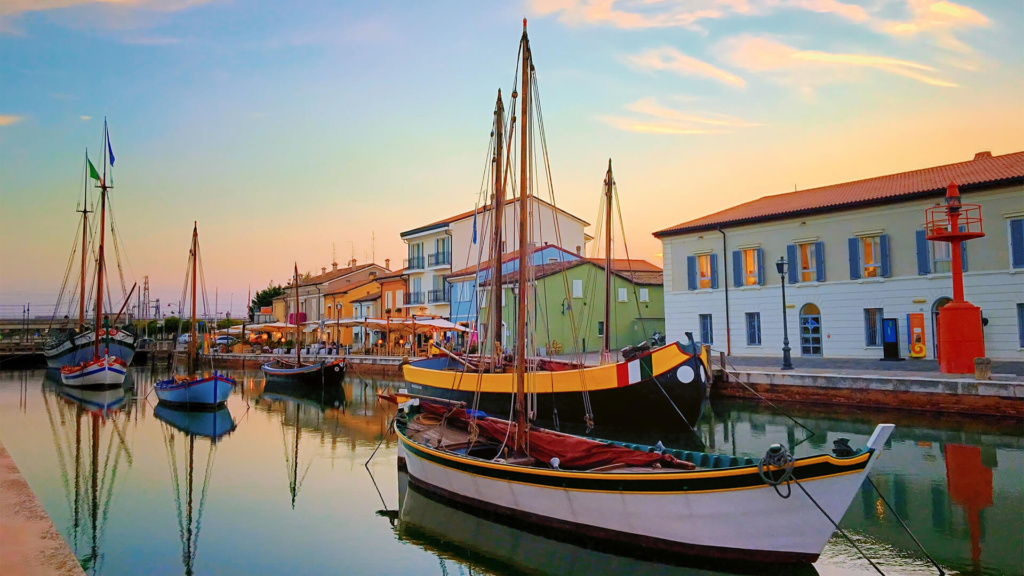 Antiker Hafen in Cesenatico