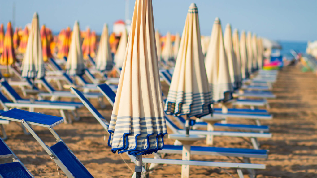 Strand in Rimini