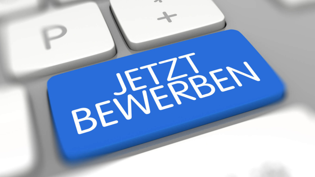 jetzt bewerben tastatur