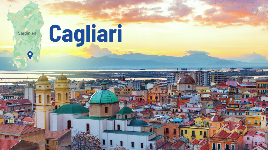Cagliari Hauptstadt von Sardinien
