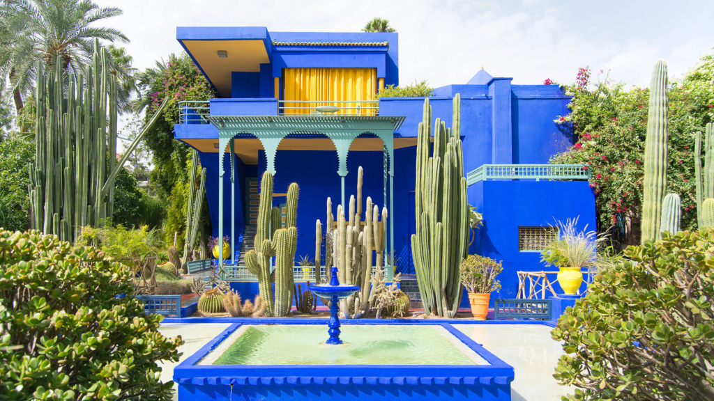 Marrakesch - Majorelle Garten botanischer Garten