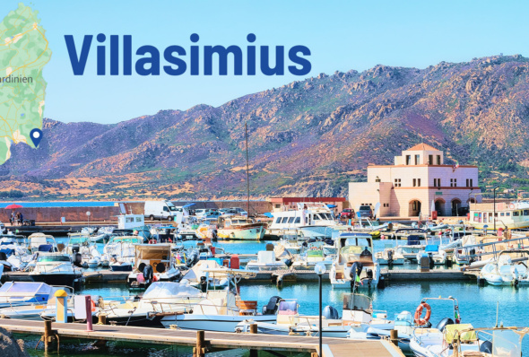 Villasimius Sardinien Hafen