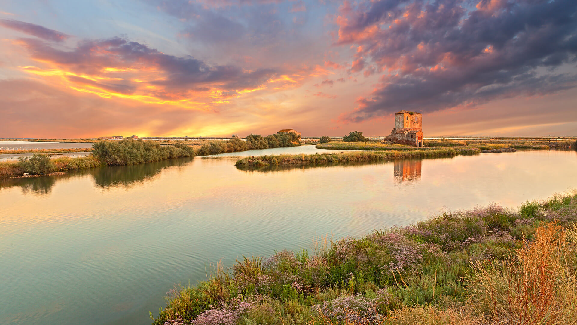 Lagune von Comacchio