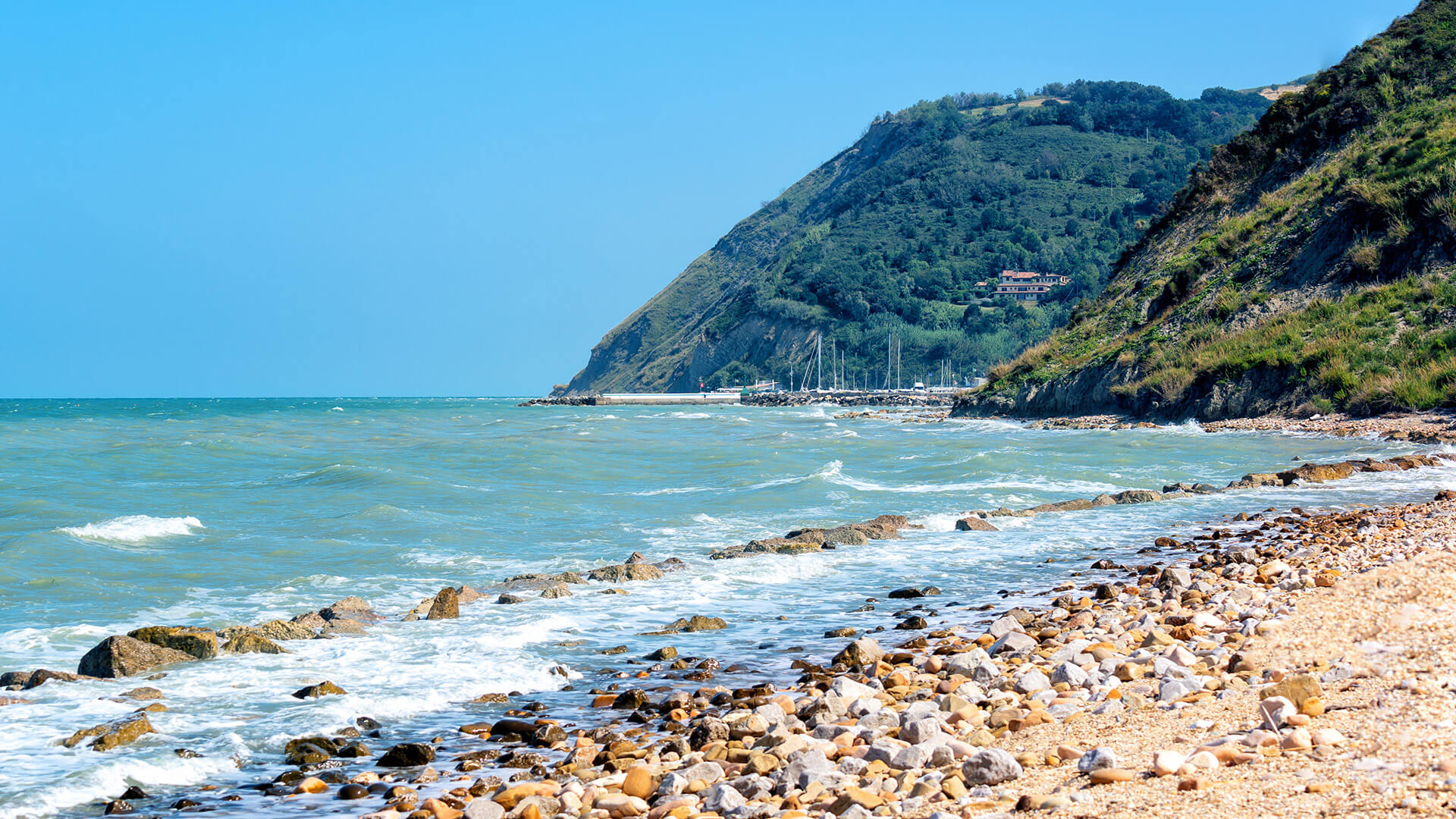 Strand von Gabicce Mare