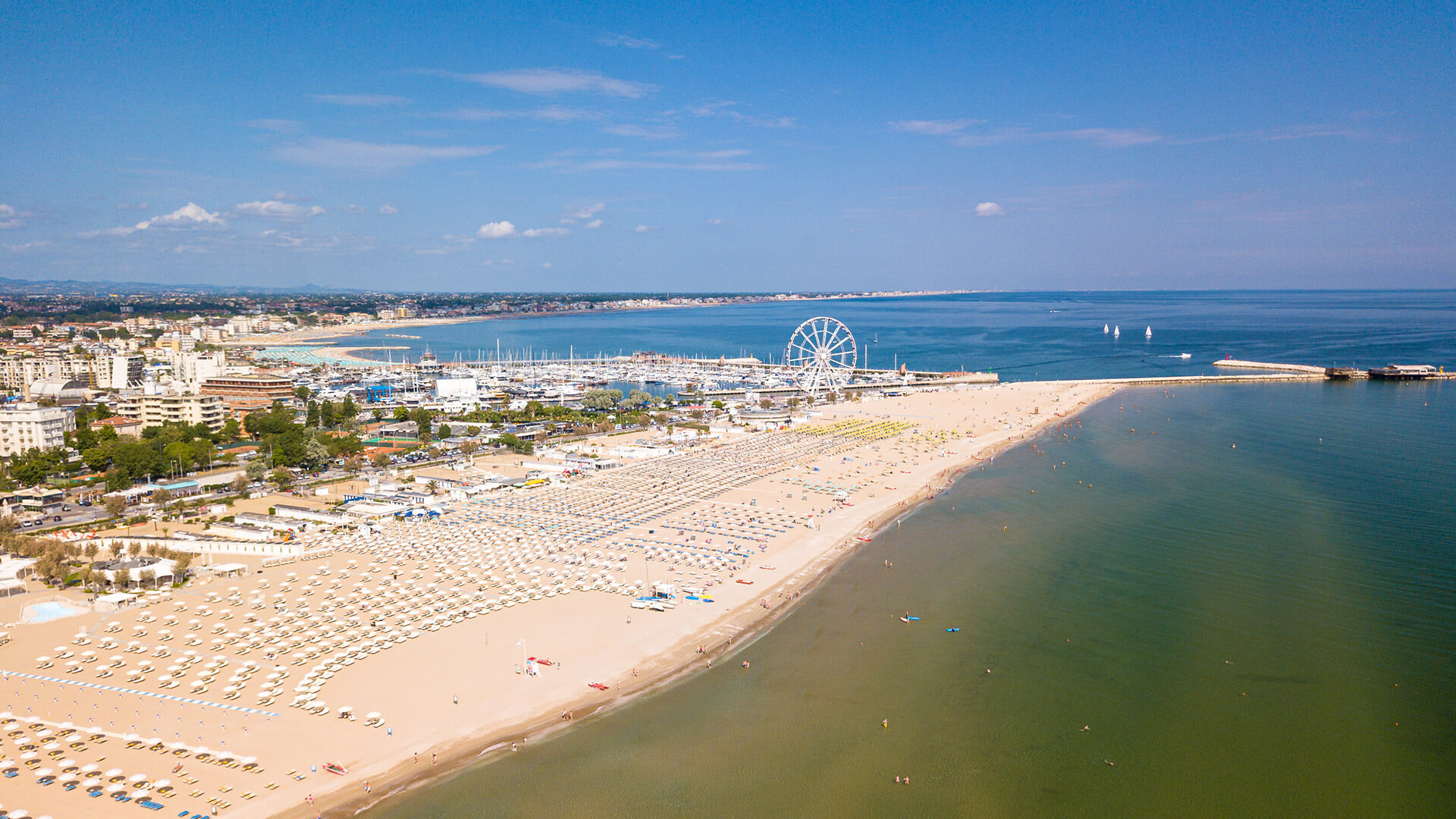 Strand von Riccione