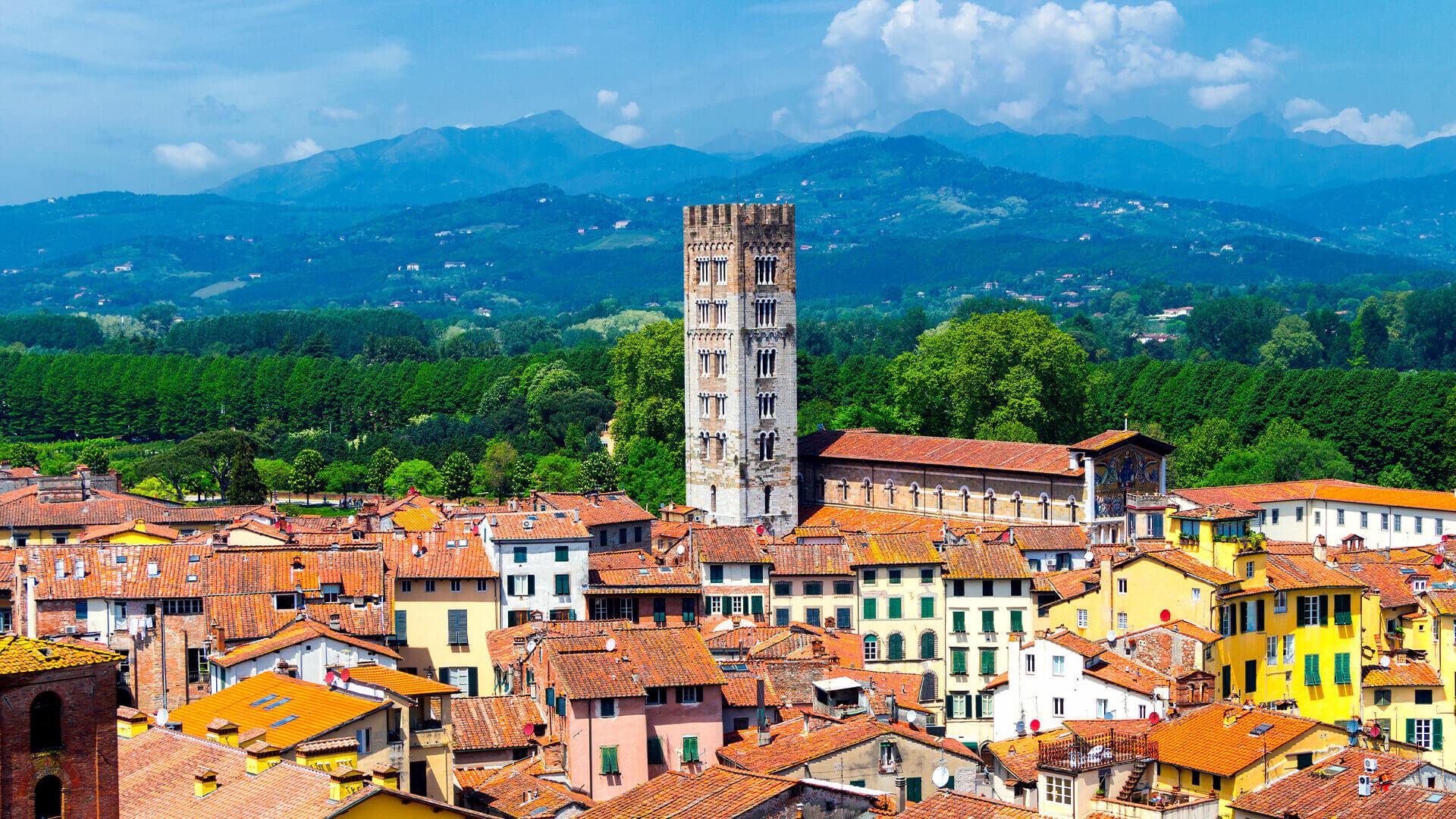 Lucca - eine der schönsten Orte in der Toskana