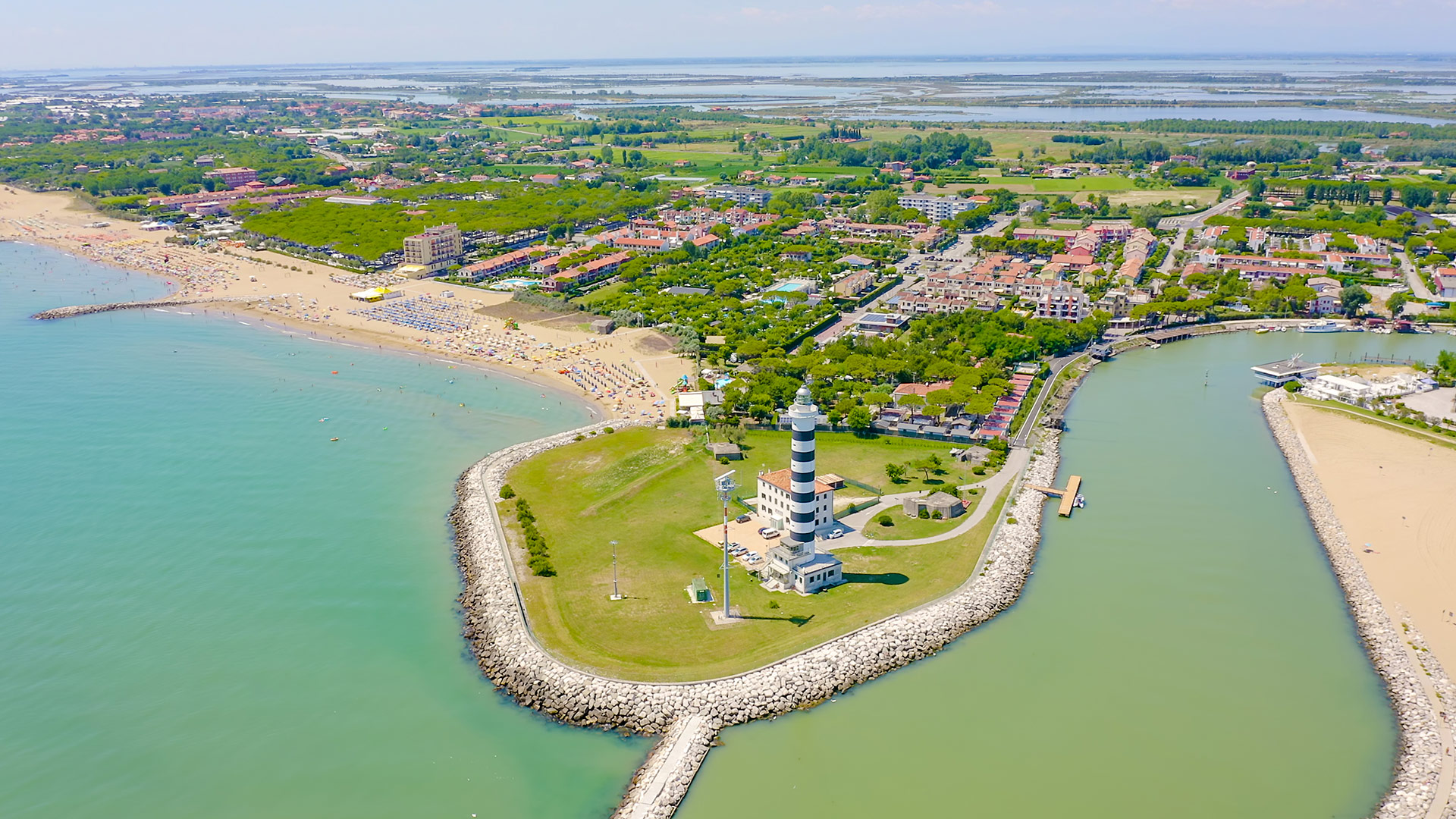 Lido di Jesolo Sehenswürdigkeit: Der Leuchtturm von Piave Vecchia