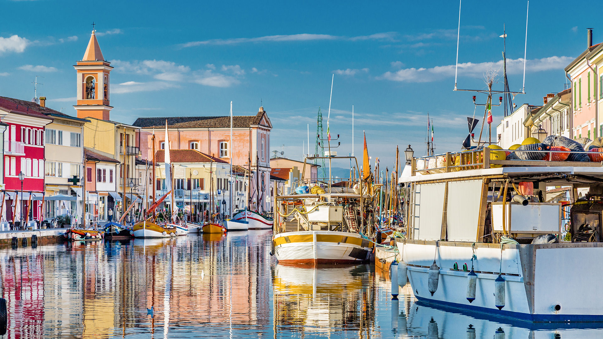 Kanalhafen von Cesenatico - Porto Canale Leonardesco